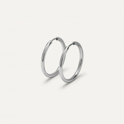 Maria – Coppia Orecchini a Cerchio Argento