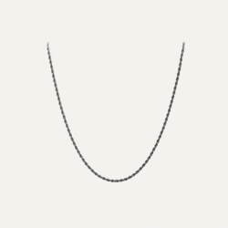 Tiziana – Collana Maglia a Corda Argento