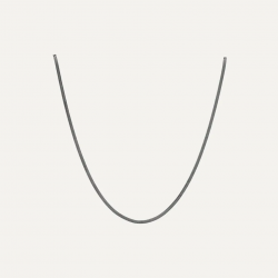 Lea – Collana a Maglia Piatta Argento