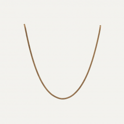 Lea – Collana a Maglia Piatta Oro