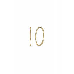 Marisa – Coppia Orecchini Cerchio Medio Oro